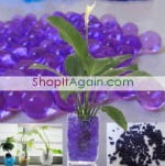 Freebie: Free Magical 1 Bag Crystal Soil Water Beads Flower Plant Purple Color