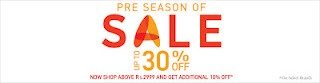 Myntra Pre-Season Sale Up to 30% off and Rs.500 off on purchase of Rs.1250 Applicable on sale Products also