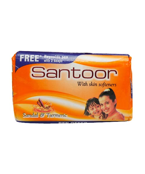 Hyderabad Freebie : Free Sample 40gm Santoor Soap