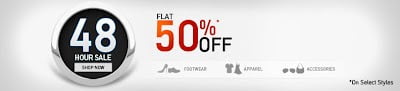 48 Hour Sale: flat 50% off on Fashion Styles @ Myntra