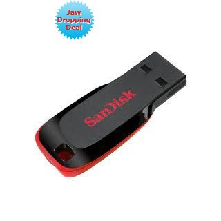 Jaw Dropping Deal: Sandisk 8 GB Pendrive forjust Rs.189(Inlcuding Shipping)