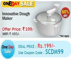 Shopclues : Innovative Dough Maker worth Rs.495 for just Rs.199 only