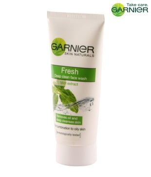 Garnier Fresh Deep Clean Face Wash & Olay Natural White Light Fairness Day Cream for Rs.35 each