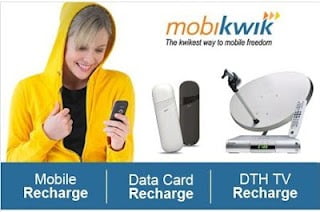 Mobikwik : Get flat 10% Instant Cash back on all mobile,DTH and Data Card recharges