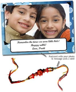 [Rakhi offer]ExcitingLives : Get a Personalized Postcard and a Rakhi for Free(Shipping Charge of Rs.30 Applicable)