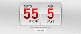 Flat 55% Sale on more than 2000 Products for 5 Days @ Myntra