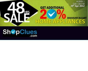 Shopclues Home Appliances Products 48 hours Sale (Upto 70% off)