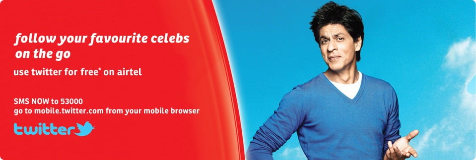 Enjoy Free Twitter for Airtel Mobile Users