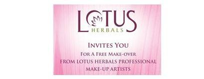 [Delhi Only] Free Make Over From Lotus Herbals