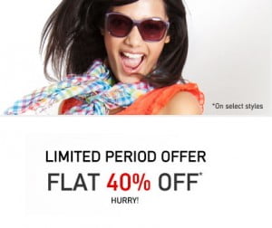 Flat 40% off + Additional Rs.500 OFF on Rs.1500 @ Myntra