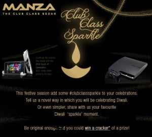 Tata Manza Offer: Upload your Diwali Pics and Claim Your FREE Gift