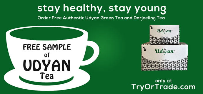 FREE Samples of Authentic Udyan Green Tea