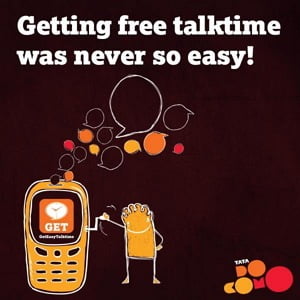 tatadocomo free talktime