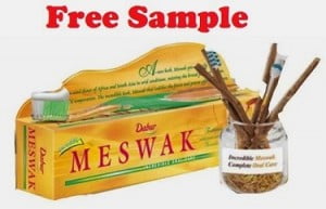 Get Free Sample of Meswak Toothpaste