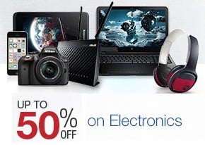 Electronic Sale @ Amazon: Up to 50% Off on Mobile, Memory Card, Hard Disks, Bluetooth Headsets, Keyboards & Mouse
