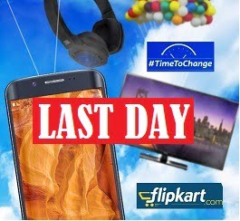 Flipkart’s “TIME TO CHANGE” Offer: Deep Discount Deals on Mobile Phones, Home Appliances & Tech Accessories