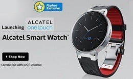 Extra Rs.2000 Off on Alcatel One Touch Watch Smartwatch for Rs.4999 @ Flipkart