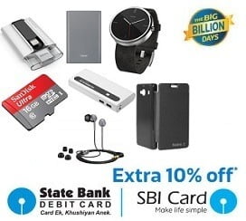 Mobile Phone Accessories (Cases & Covers | Headphones | Power Banks | USB Cables | Smart Watches & more) : Upto 80% Off + Extra 10% Off  @ Flipkart