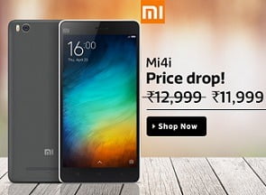 Mi4i (16GB) now for Rs.11999 Only @ Flipkart / Amazon