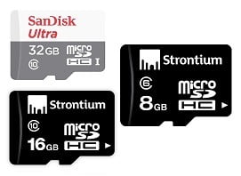 Strontium 16GB MicroSDHC Memory Card (Class 10) for Rs.428 @ Amazon