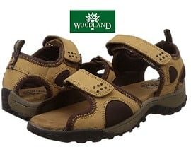 Woodland Men’s Leather Sandals and Floaters worth Rs.3295 for Rs.1812  @ Amazon