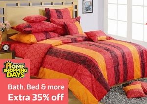 Home Shopping Days: Extra 35% off on Bedsheets, Bath Towels, Curtains & more @ Flipkart