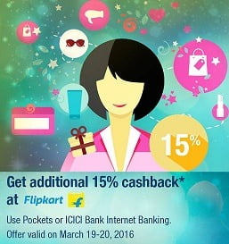 Fashion & Lifestyle: Up to 80% Off + Extra 15% Cashback with ICICI Net Banking @ Flipkart