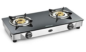 Sunflame Pride SS 2 Burner Glasstop for Rs.2100 @ Amazon