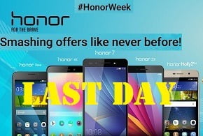 Honor Mobile- Upto 6500 Extra Off at Flipkart (LAST DAY)