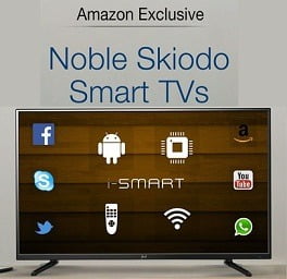 Amazon Exclusive: Noble Skiodo 32″ HD Ready Smart LED TV for Rs.15112 only