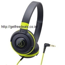 Audio Technica ATH-S100 BGR On-the-ear Headphones worth Rs.1699 for Rs.899 @ Flipkart