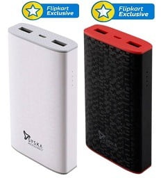 Special Price: Syska 10000 mAh Power Bank (Lithium Polymer, Fast Charging for Mobile) for Rs.1149 @ Flipkart