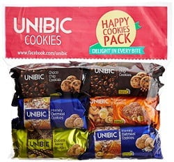 Unibic Assorted Cookies (Pack of 6), 450g for Rs.104 @ Amazon