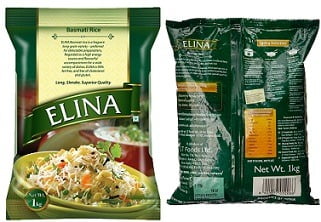 Daawat Elina Basmati Rice, 1 kg worth Rs.175 for Rs.78 or 5Kg for Rs.387 (Rs.77 per Kg) @ Amazon