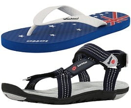 Combo of Lotto Men’s Sandal SectionGT7151 with Lotto Drive Slipper for Rs.549 @ Amazon