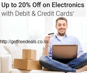 Amazon Electronics Sale: up to 20% Off with Debit or Credit Card (Max Rs.2000)