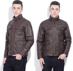 Lee Full Sleeve PU Leather Men’s Jacket worth Rs.6999 for Rs.2799 @ Flipkart