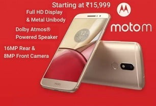 Moto M (64 GB, 4GB) – Flat Rs.6000 Off for Rs. 10,990 @ Flipkart (Limited Period Deal)