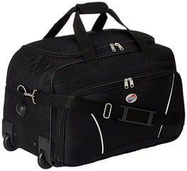 American Tourister Polyester Black Travel Duffle worth Rs.2400 for Rs.1200 @ Amazon