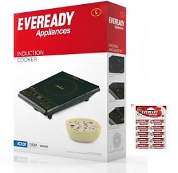 Eveready IC101 1600-Watt Induction Cooker with 10 Batteries for Rs.1331 @ Amazon