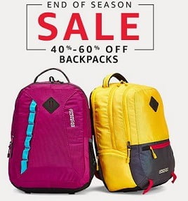 Backpacks & Rucksacks – Flat 40% – 60% Off @ Amazon