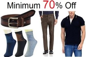 Men’s Clothing & Fashion Accessories – Minimum 70% Off @ Amazon