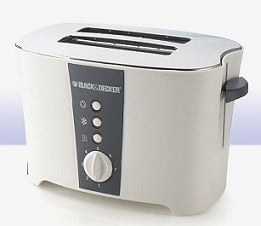 Black & Decker ET122 2 Slice Pop-Up Toaster (White) worth Rs.2595 for Rs.294 @ Tatacliq