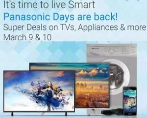 Panasonic Days: Upto 20k Off on TVs & many amazing offers on Personal / Home Appliances @ Flipkart