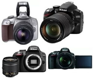 Upto 30% Off on DSLR Cameras From Nikon & Canon starts Rs.20999 @ Flipkart