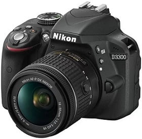Nikon D3300 DSLR Camera (Body with AF-P DX NIKKOR 18 – 55 mm F3.5 – 5.6 VR Kit Lens) for Rs.24999 @ Flipkart