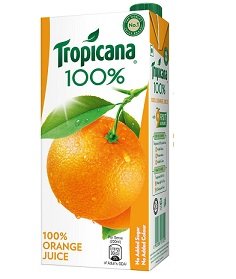 Tropicana Orange 100% Juice, 1000ml worth Rs.120 for Rs.96 – Amazon (Limited Period Deal)
