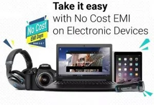 No Cost EMI Days Deals  on Electronic Devices (Buy on EMI without Interest) @ Flipkart  Valid till 07th March’17