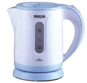 Inalsa Glory PCE 0.9-Litre Cordless Electric Kettle worth Rs.1595 for Rs.608 – Amazon