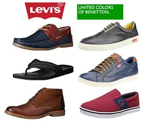 Levi’s & Benetton Shoes – Flat 50% off – Flipkart